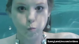 Scuba Sucking Sunny Ride herd on hint at Blows A Dick Underwater!